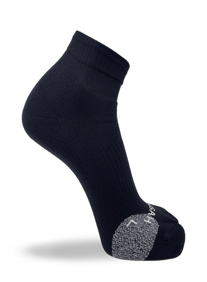 Zensah Compression Bunion Sport Socks - Bunion Relief Corrector Socks with Big Toe Separator (1 Pair - Black, Large) - Image 3